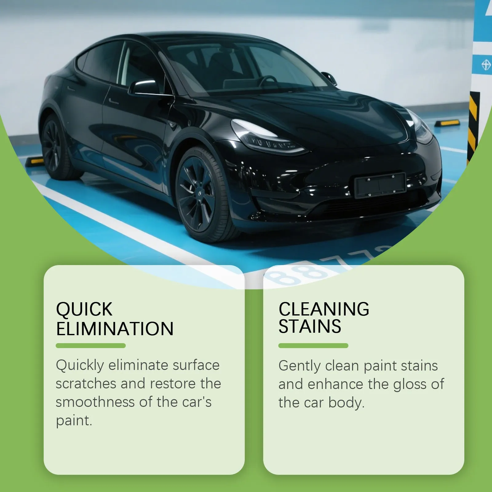 100g tube of car paint scratch recovery cream with calcium carbonate formula for automotive scratch removal