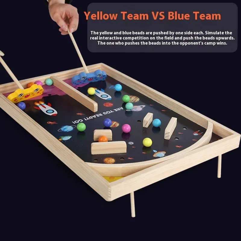 Wooden Star Wars themed double battle puzzle game for children aged 4-6 in a compact colour box
