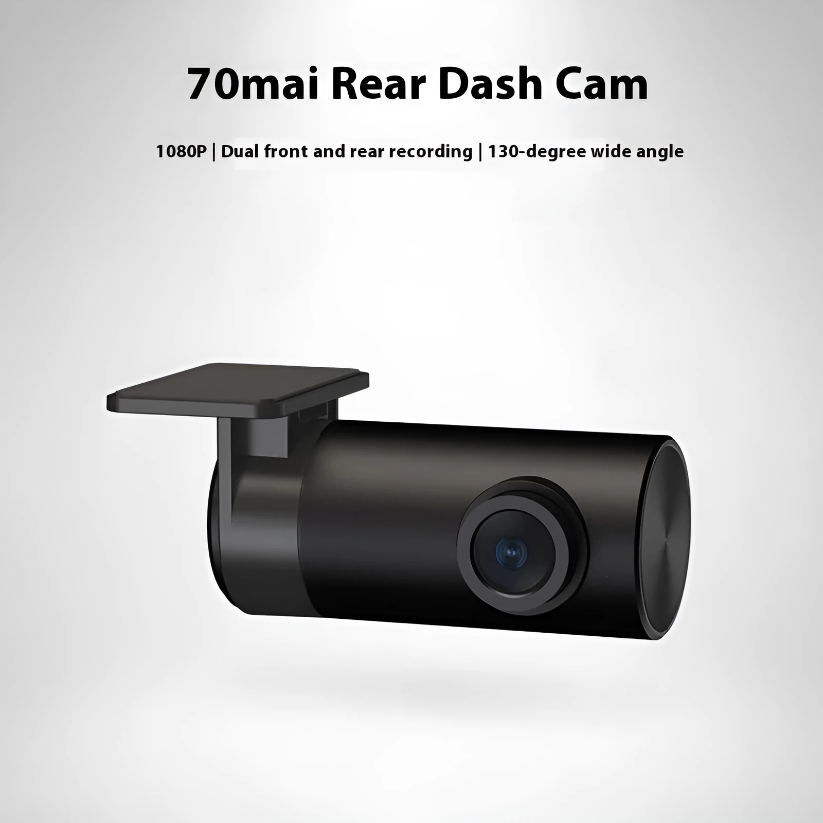 Midrive RC09 rear window recording camera with 1080p HD resolution and compact plastic housing