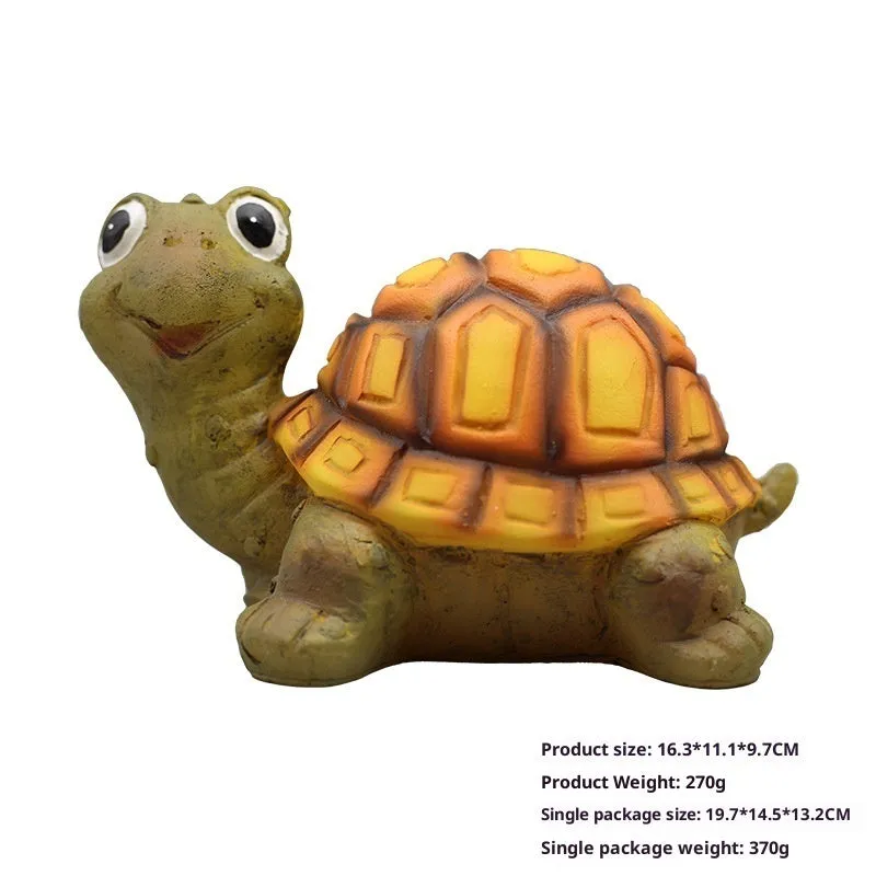 Resin solar lamp in animal shape for outdoor courtyard garden decorative lighting
