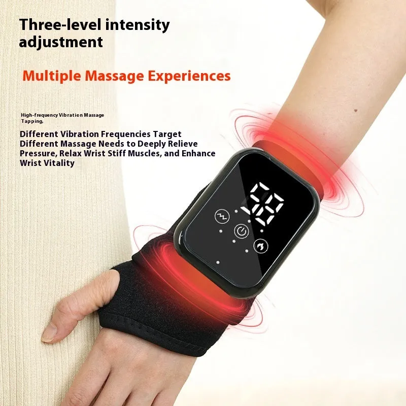 Electric heating ankle sleeve in black or grey colour with 8W power for joint support