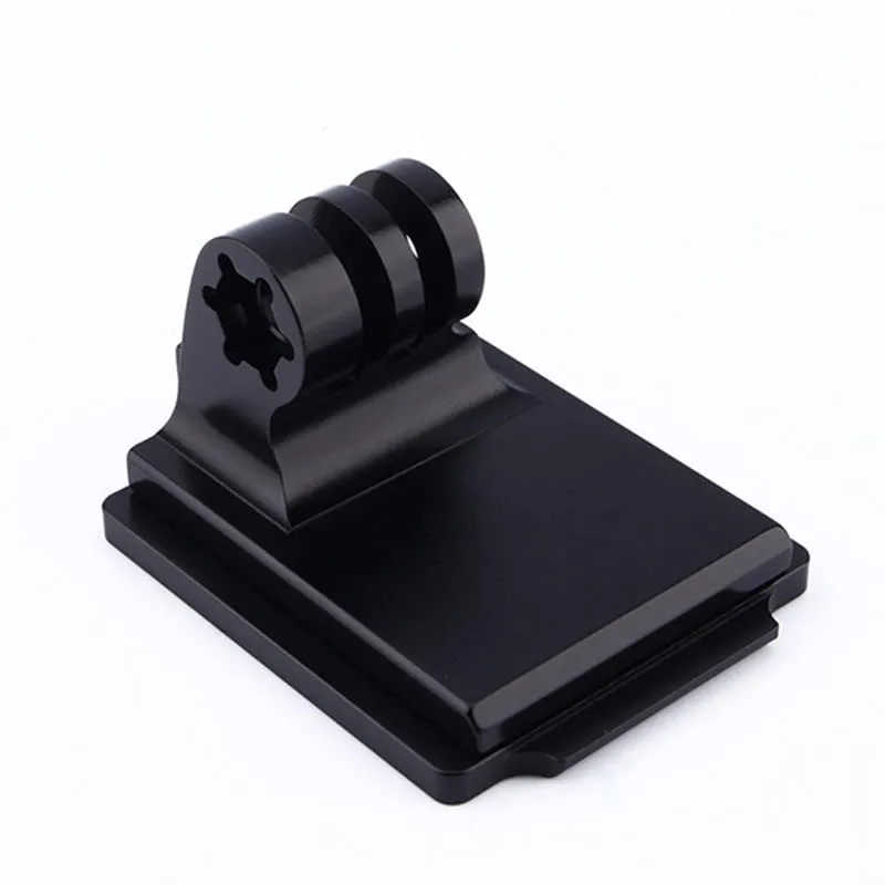 Aluminium alloy helmet camera mount bracket for GoPro and sports cameras with adjustable clamp