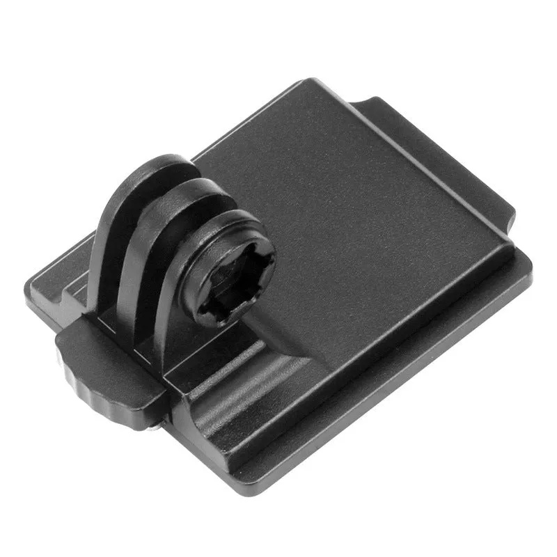 Aluminium alloy helmet camera mount bracket for GoPro and sports cameras with adjustable clamp