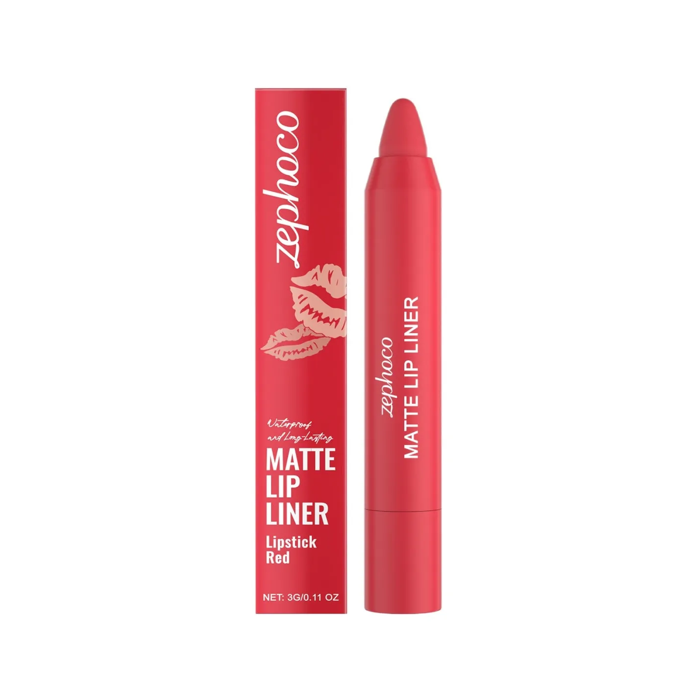 Fog matte lip makeup pen in bean paste powder shade with fine tip applicator