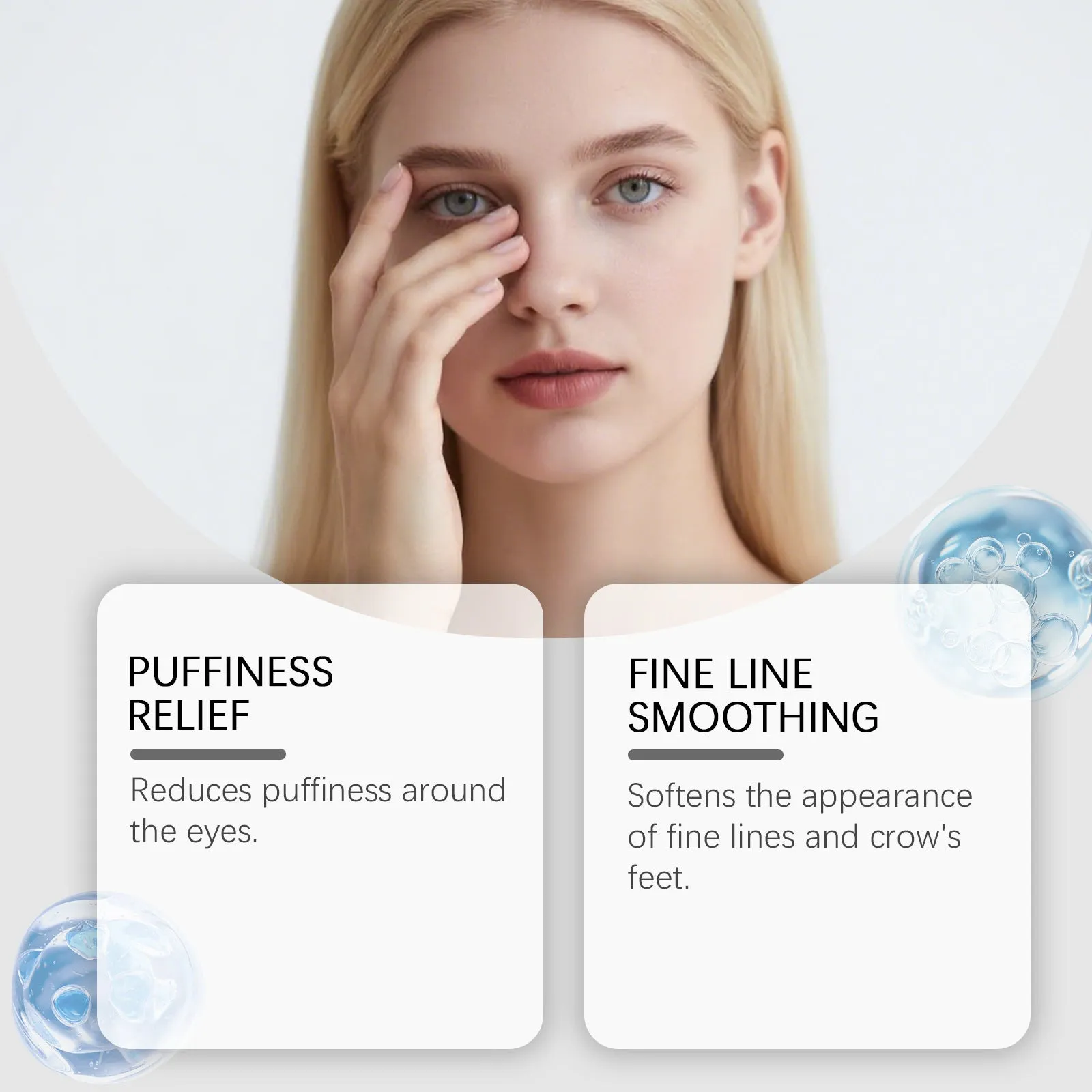 Pack of 60 daily nourishing eye patches with collagen and niacinamide for under-eye hydration