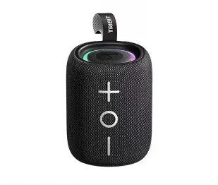StormBox Mini Bluetooth Speaker in black with IPX7 waterproof rating and compact portable design