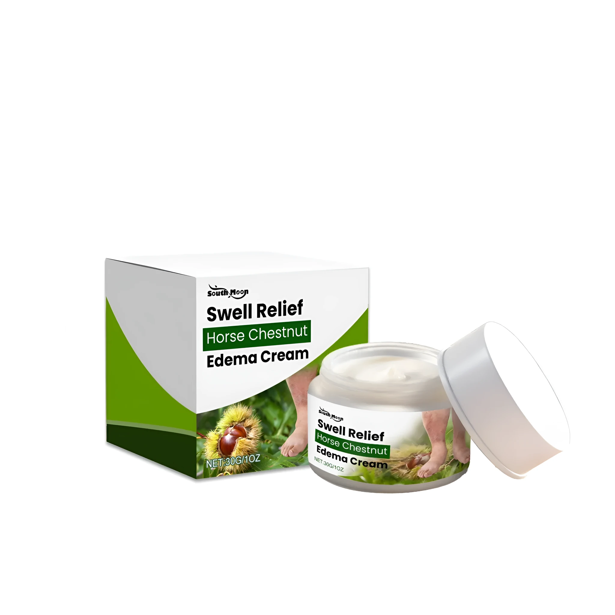 Aesculus Aesculus swelling repairing cream in a 30g pot with botanical extracts for skin repair