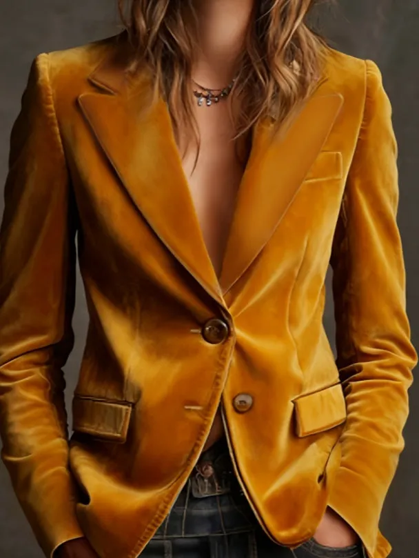 Casual retro stand collar coat in Style1 colour, front view, available in sizes S to 3XL
