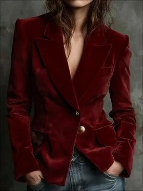 Casual retro stand collar coat in Style1 colour, front view, available in sizes S to 3XL