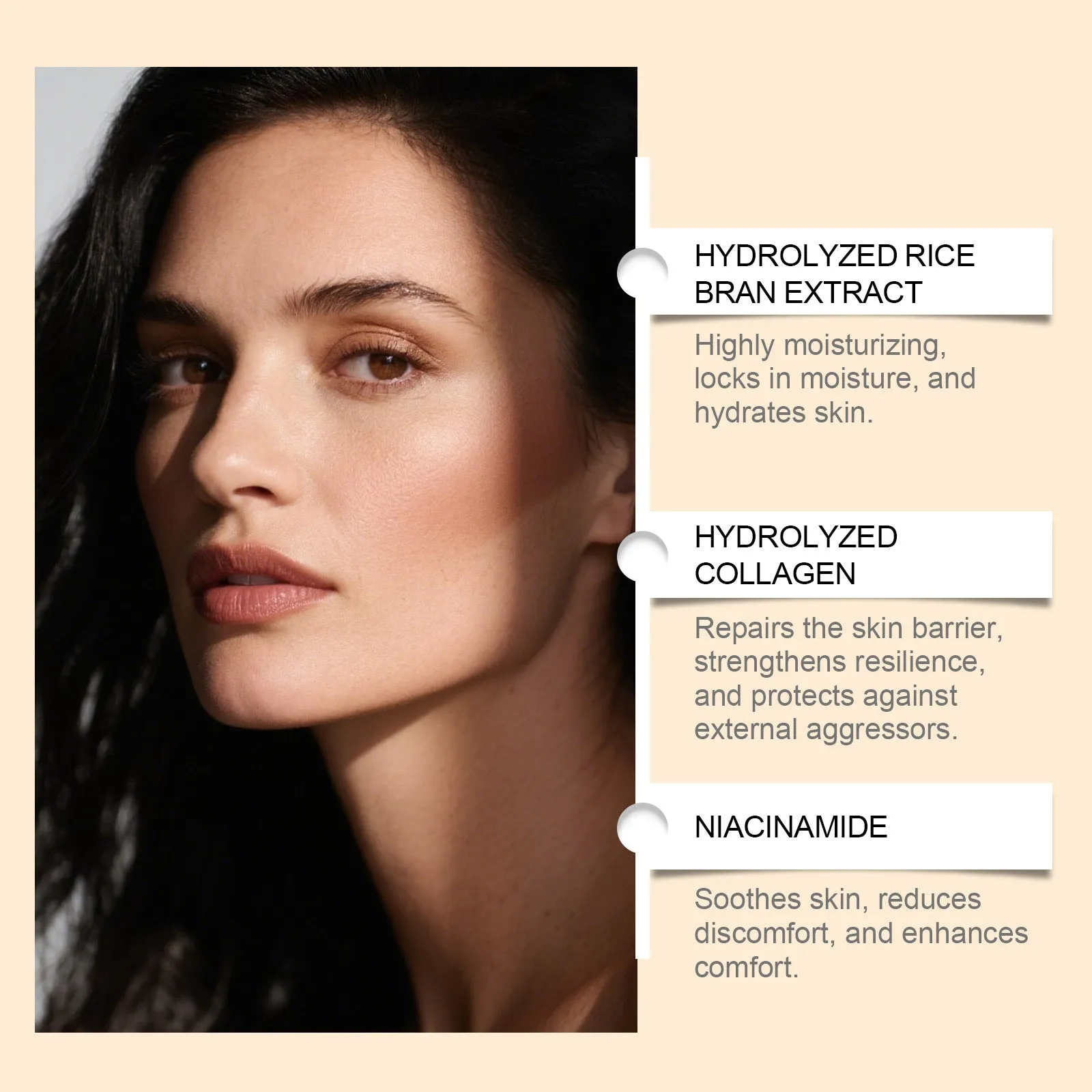 Rice bran moisturising cream in a 30g compact jar for daily face hydration