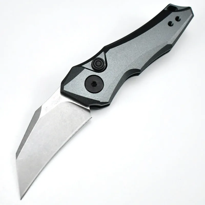 Outdoor folding pocket knife showing compact 150mm length and available in black, grey, or green colours