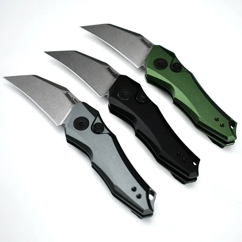 Outdoor folding pocket knife showing compact 150mm length and available in black, grey, or green colours