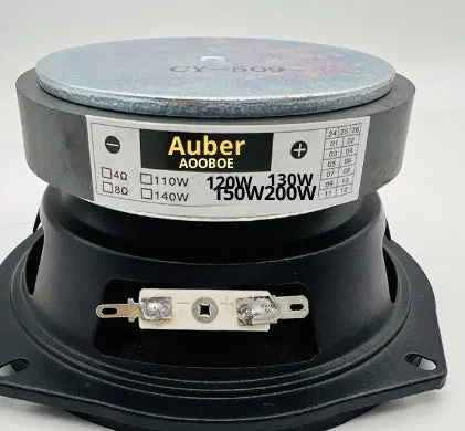 5.25 inch full-range speaker with 80 or 100 magnet for car and home audio DIY