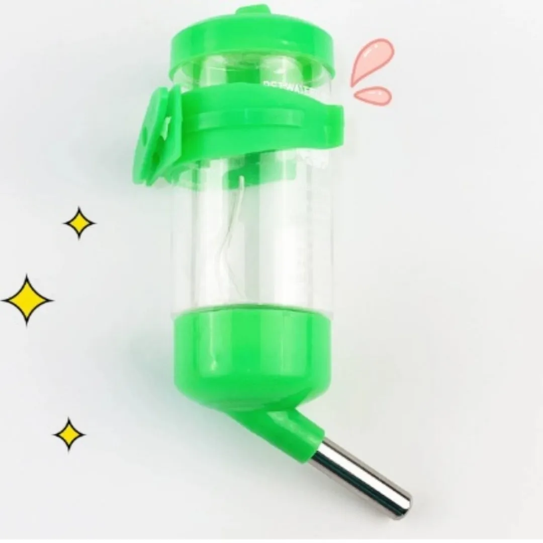 Plastic ball kettle pet water feeder in green, yellow, pink, white, and sky blue colours with multiple capacity options
