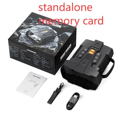 Night vision device with 4.5 inch screen telescopic lens and 32GB memory card outdoor use