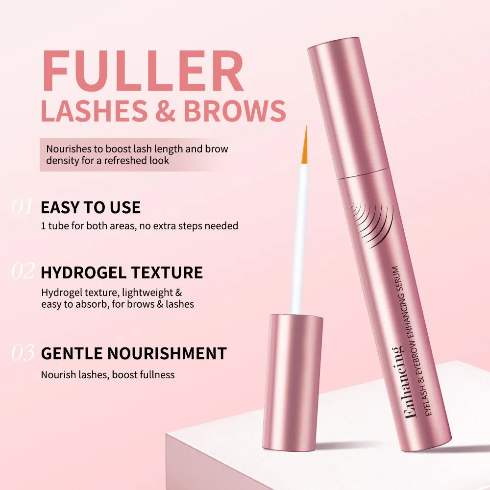 Clear mascara tube with 3.4g growth essence for volumizing and curling lashes