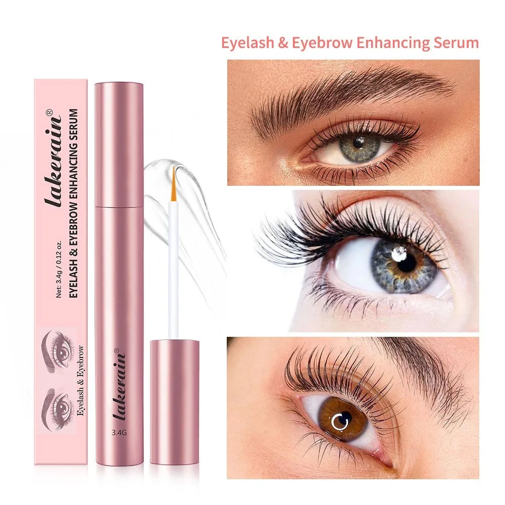 Clear mascara tube with 3.4g growth essence for volumizing and curling lashes