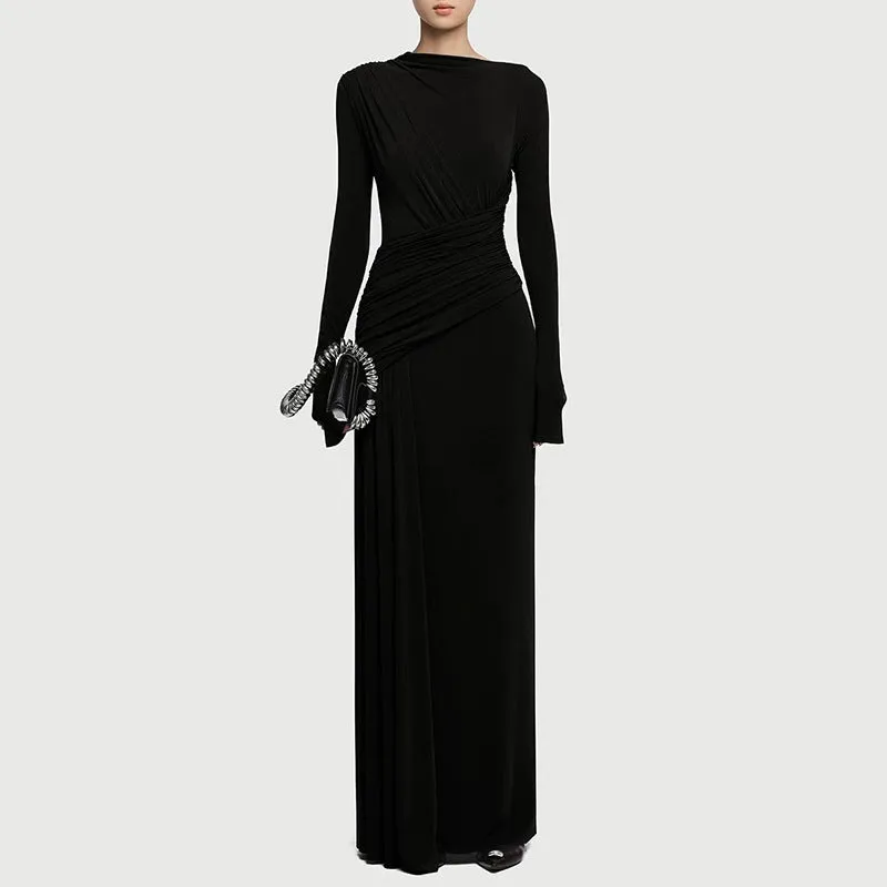 Women's solid colour polyester pencil dress in brown, black, pink, red, green colours, sizes S to XL
