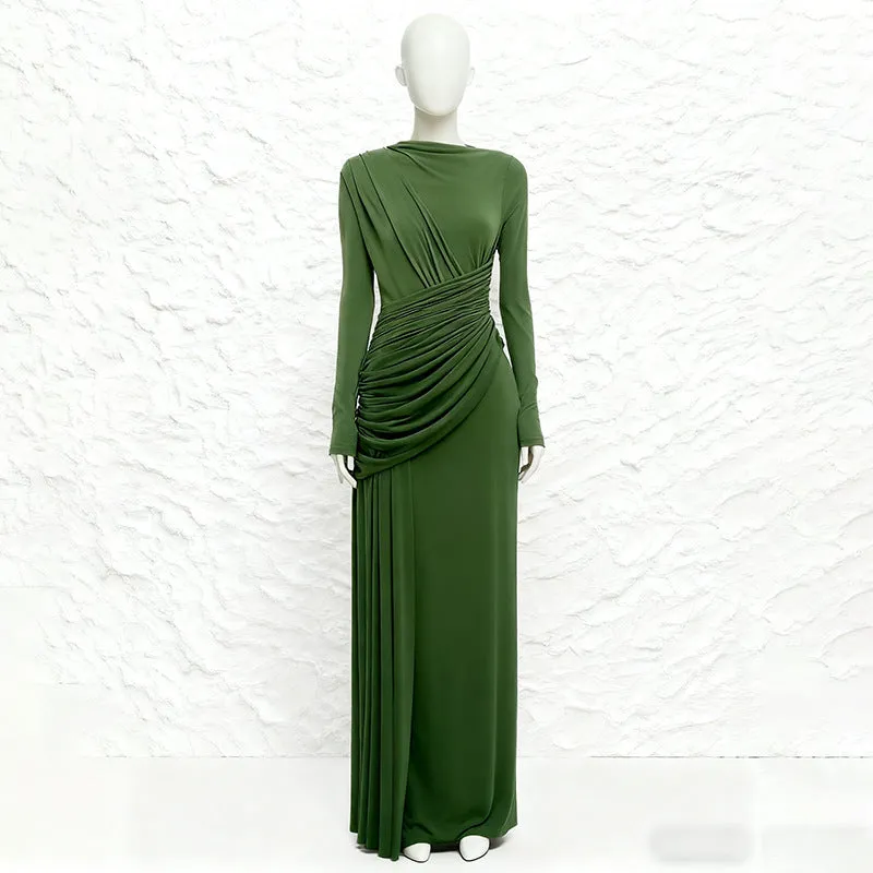 Women's solid colour polyester pencil dress in brown, black, pink, red, green colours, sizes S to XL