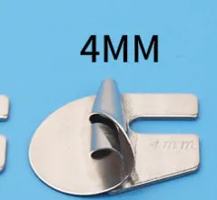 Manual spiral edge folder for towel tubes, metal construction, available in 3mm to 10mm sizes