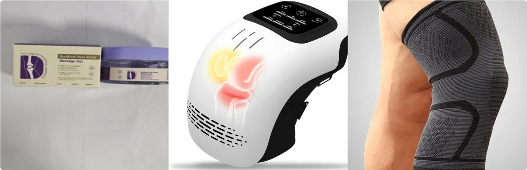 Intelligent kneading heating knee massager with infrared and vibration, rechargeable via USB, in Set colour option