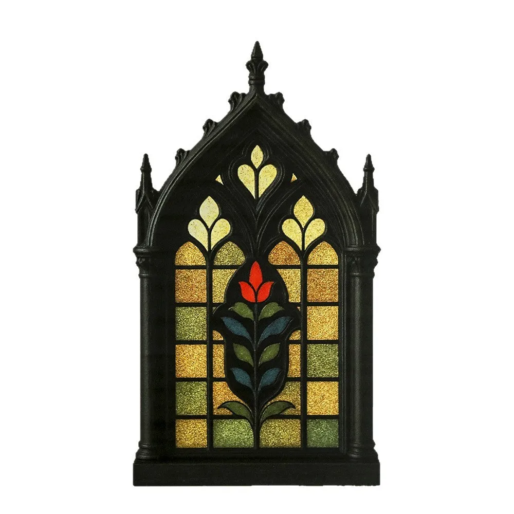 Black wooden Gothic style wall mounted storage rack decoration in three size options