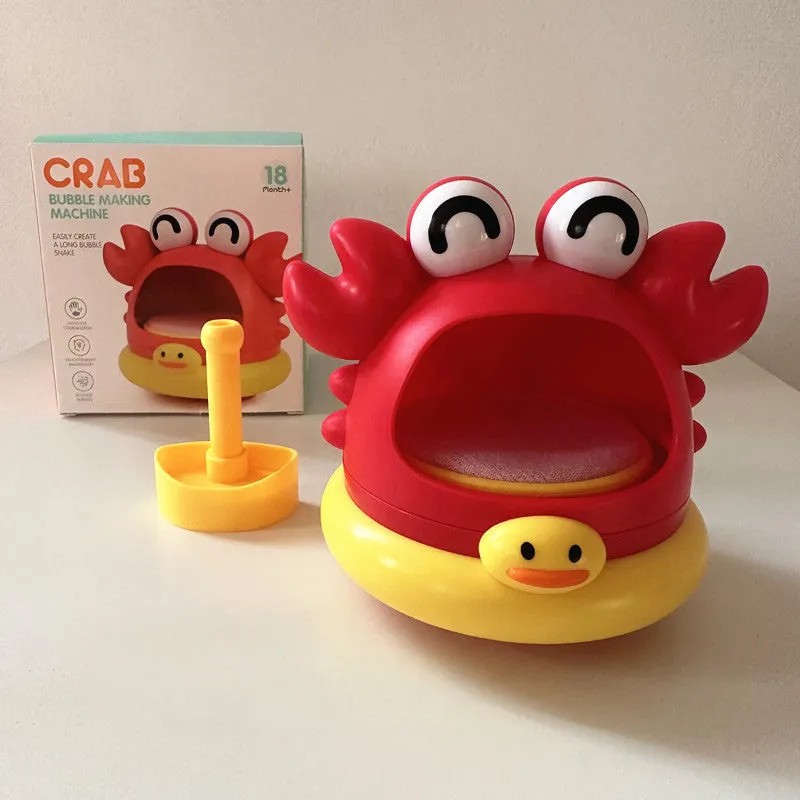 Shark bubble blowing machine bath toy for children aged 3-6 years plastic colour box set