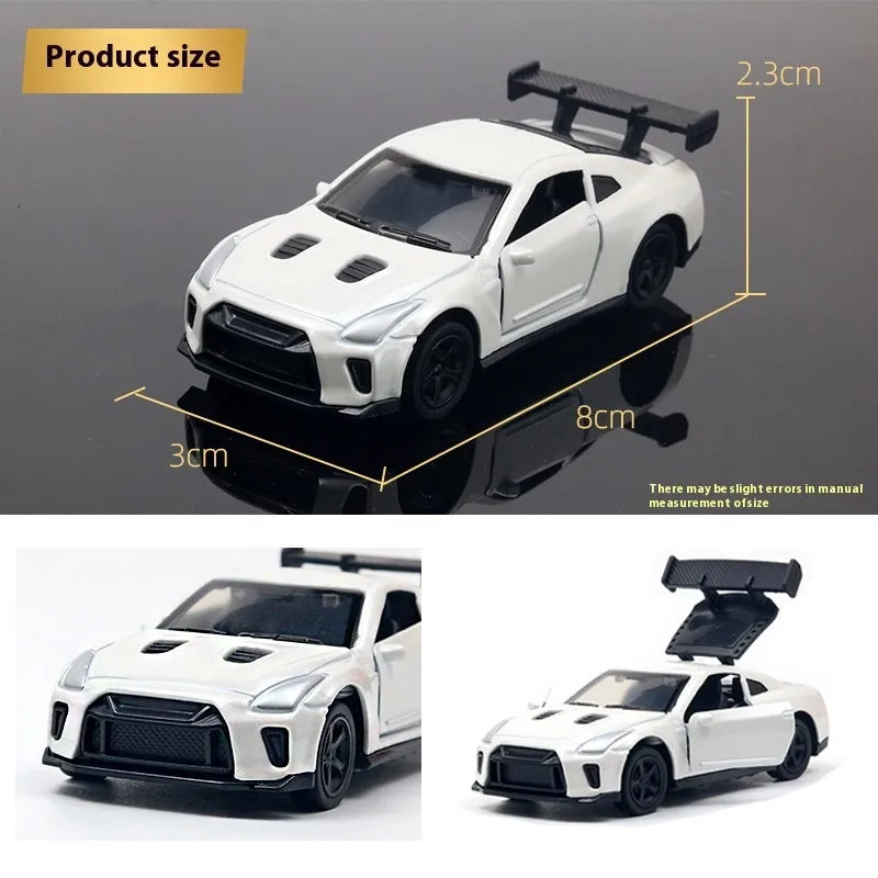 Mini alloy sports car model toy 1:50 scale random colour bagged pack for youth collectors