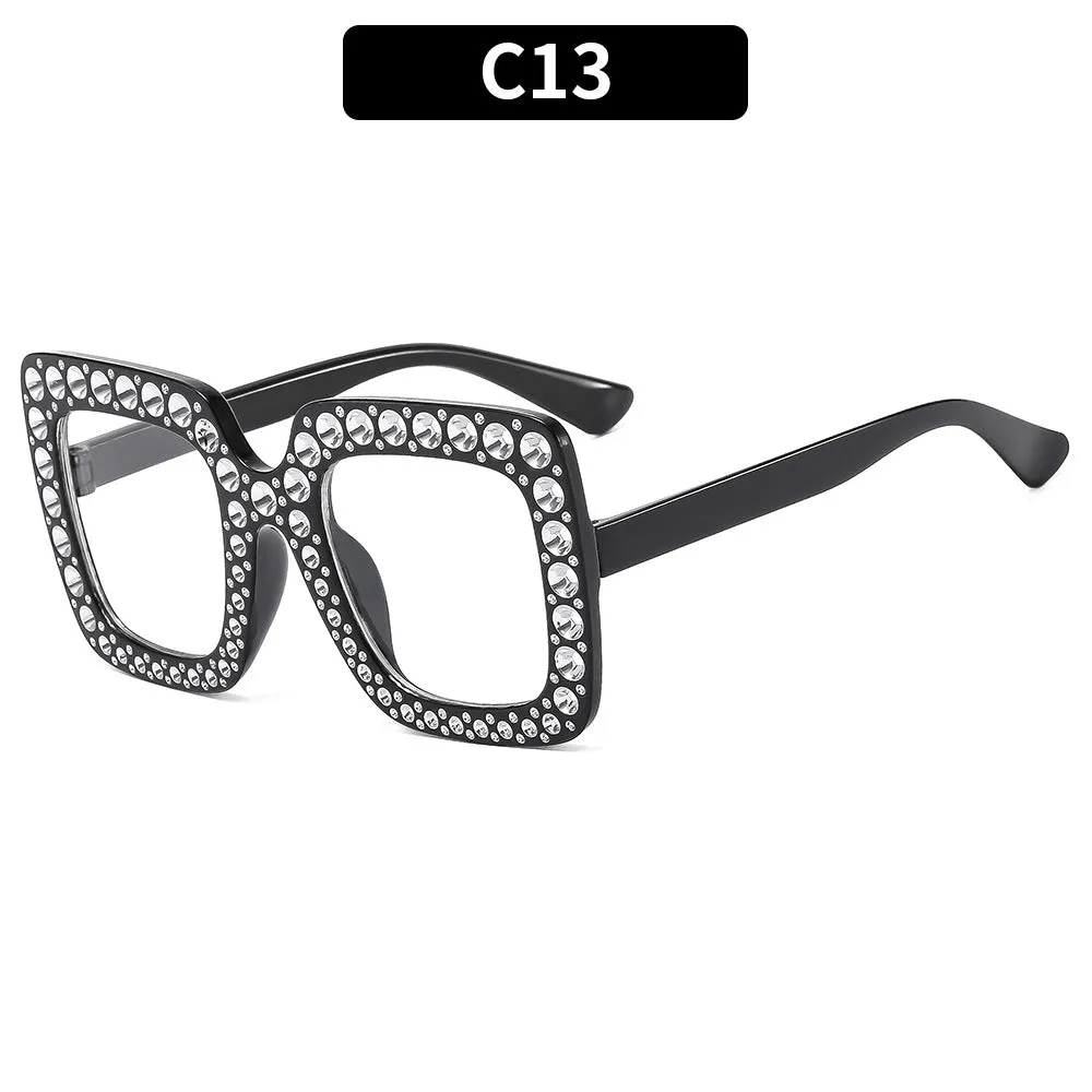 Plastic sunglasses storage case in black frame grey piece colour option for fashion eyewear protection