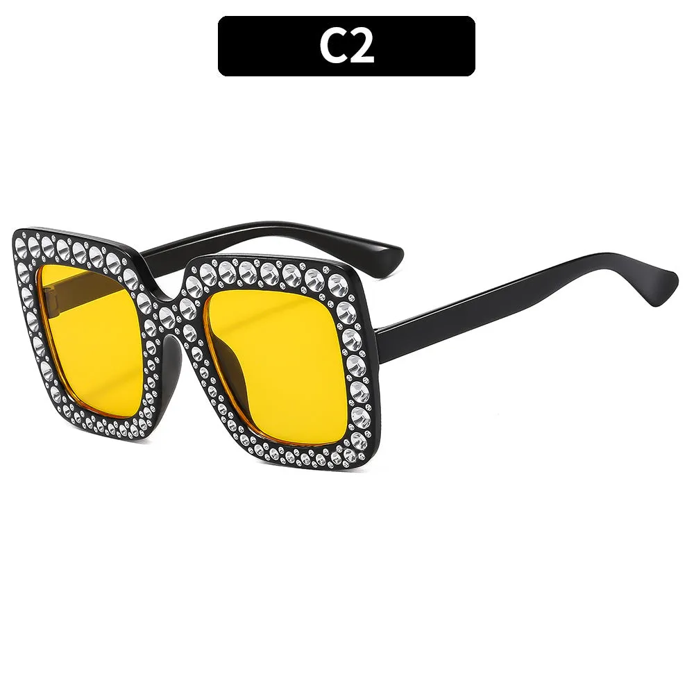 Plastic sunglasses storage case in black frame grey piece colour option for fashion eyewear protection