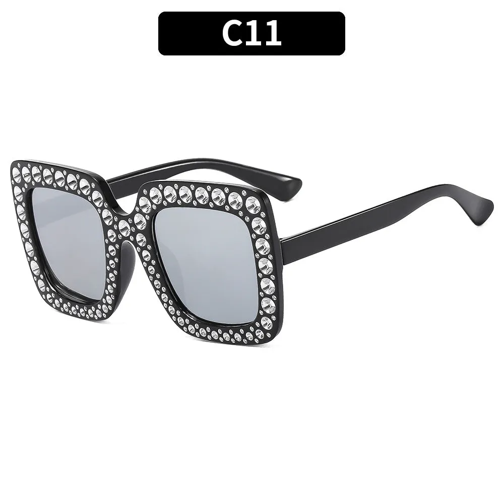 Plastic sunglasses storage case in black frame grey piece colour option for fashion eyewear protection