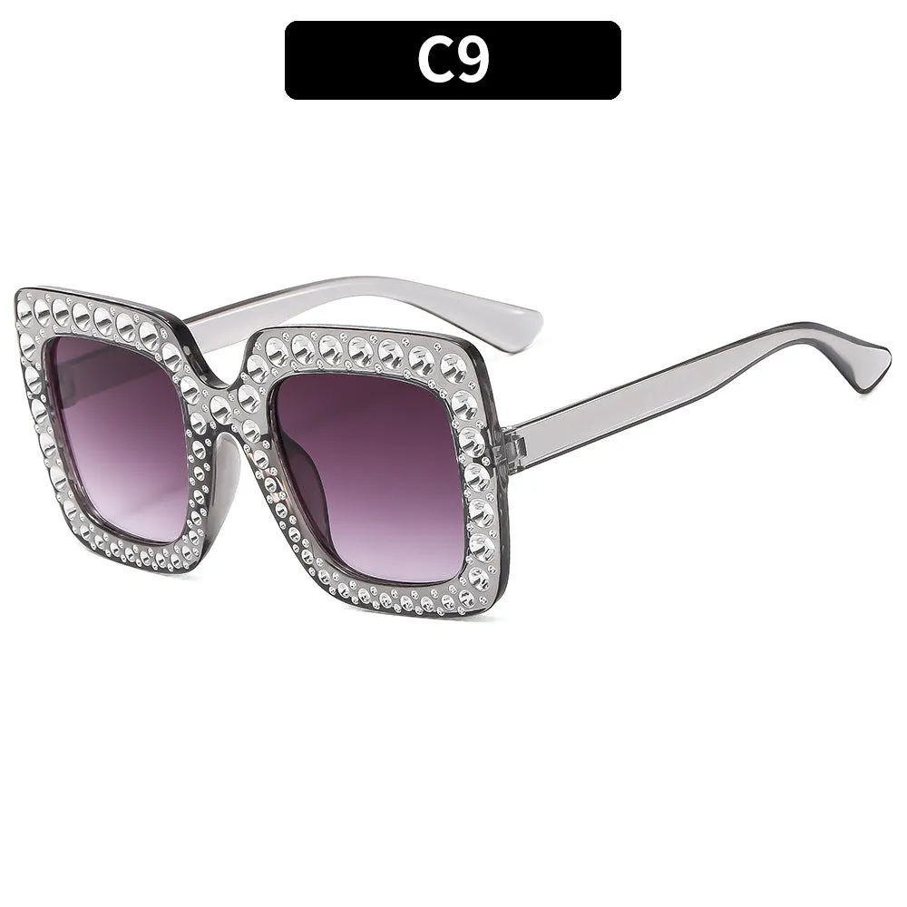 Plastic sunglasses storage case in black frame grey piece colour option for fashion eyewear protection