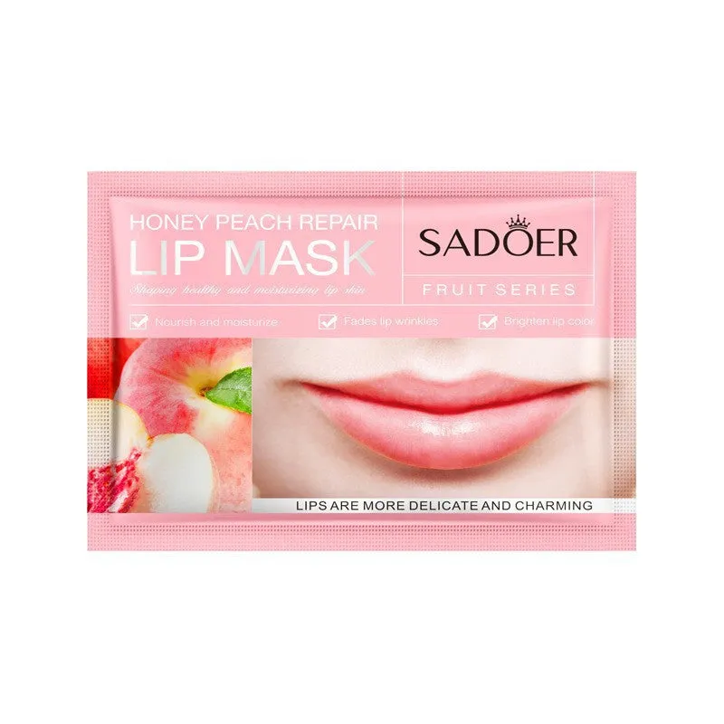SADOER Avocado Fruit Series Lip Mask 8g in tube packaging for moisturising lip care treatment