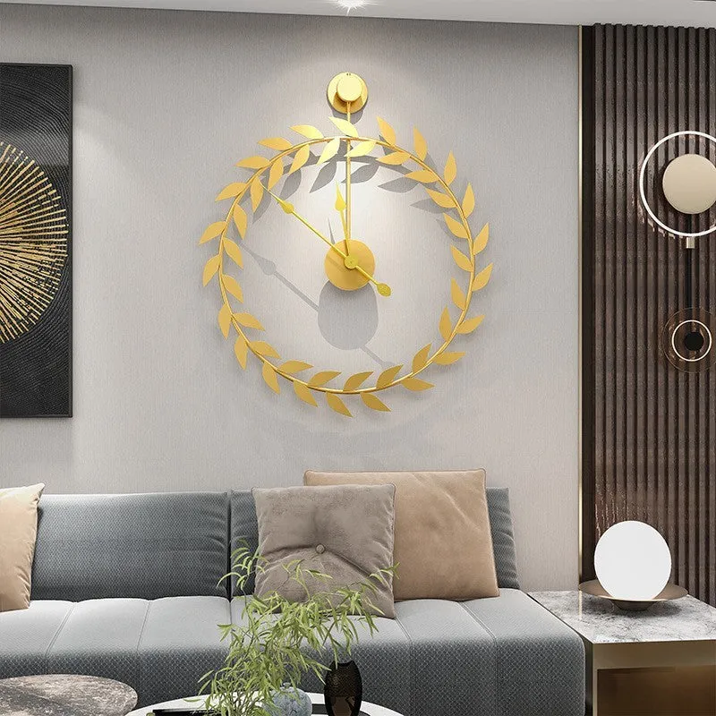 Round metal dial wall clock in WM463 colour, 50x50cm size, with sweep movement