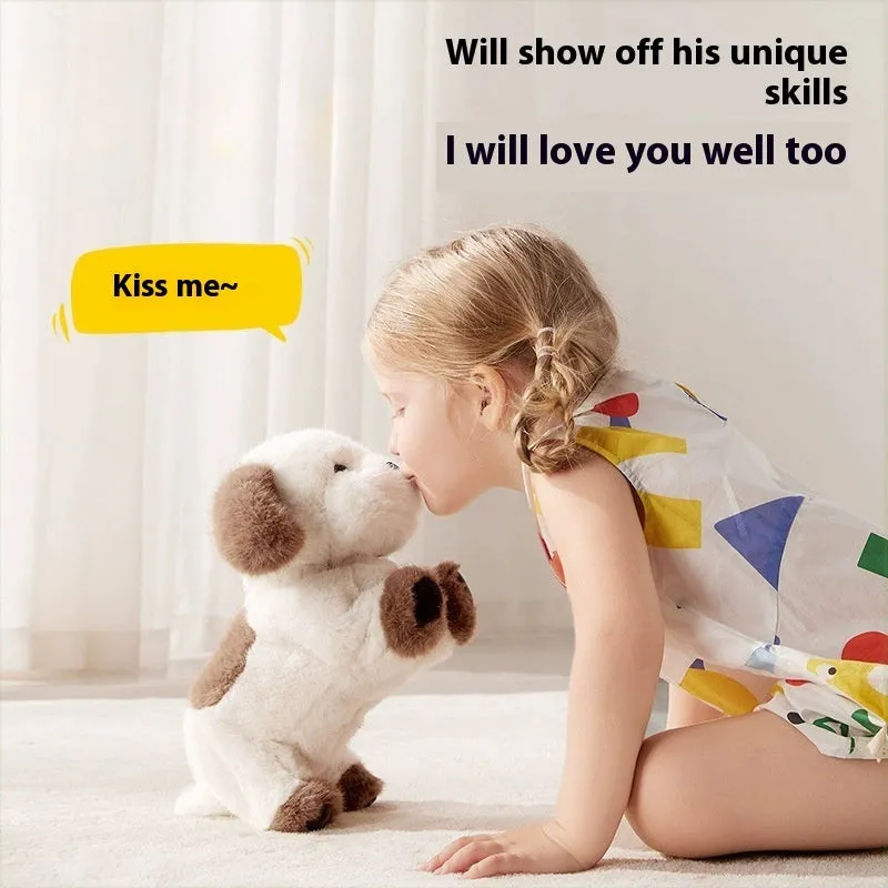 Password Dog electric plush simulation pet doll in Shih Tzu style with soft plush body