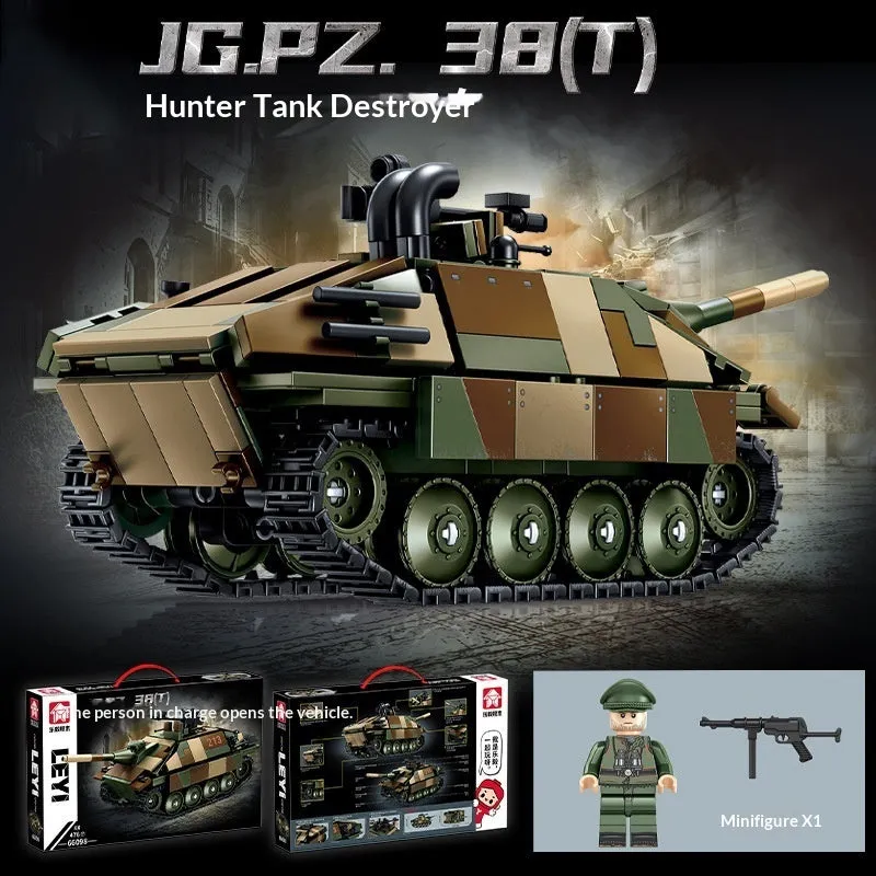 Plastic building blocks toy for military model assembly, multiple colour options