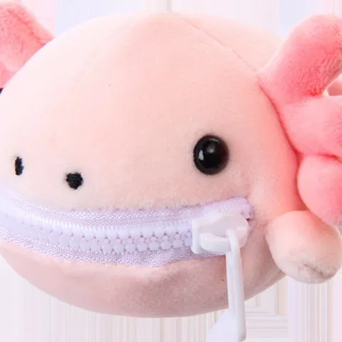 Cute Marine Animal Series manta ray plush toy 15cm in pink