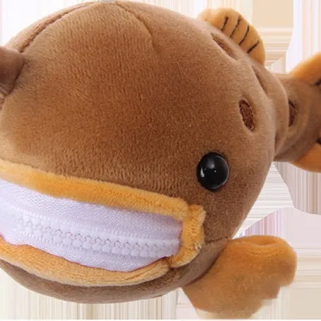 Cute Marine Animal Series manta ray plush toy 15cm in pink