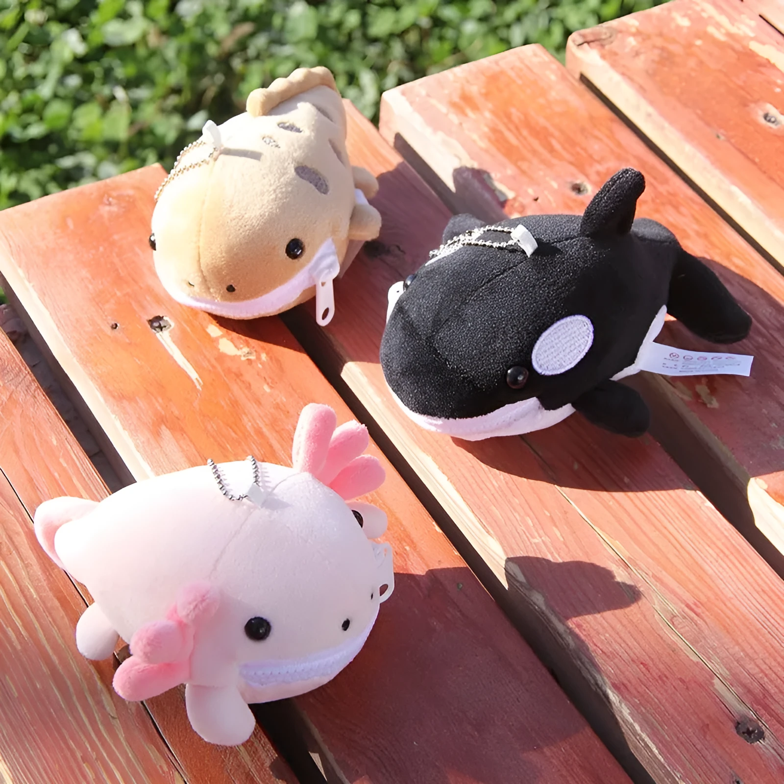 Cute Marine Animal Series manta ray plush toy 15cm in pink