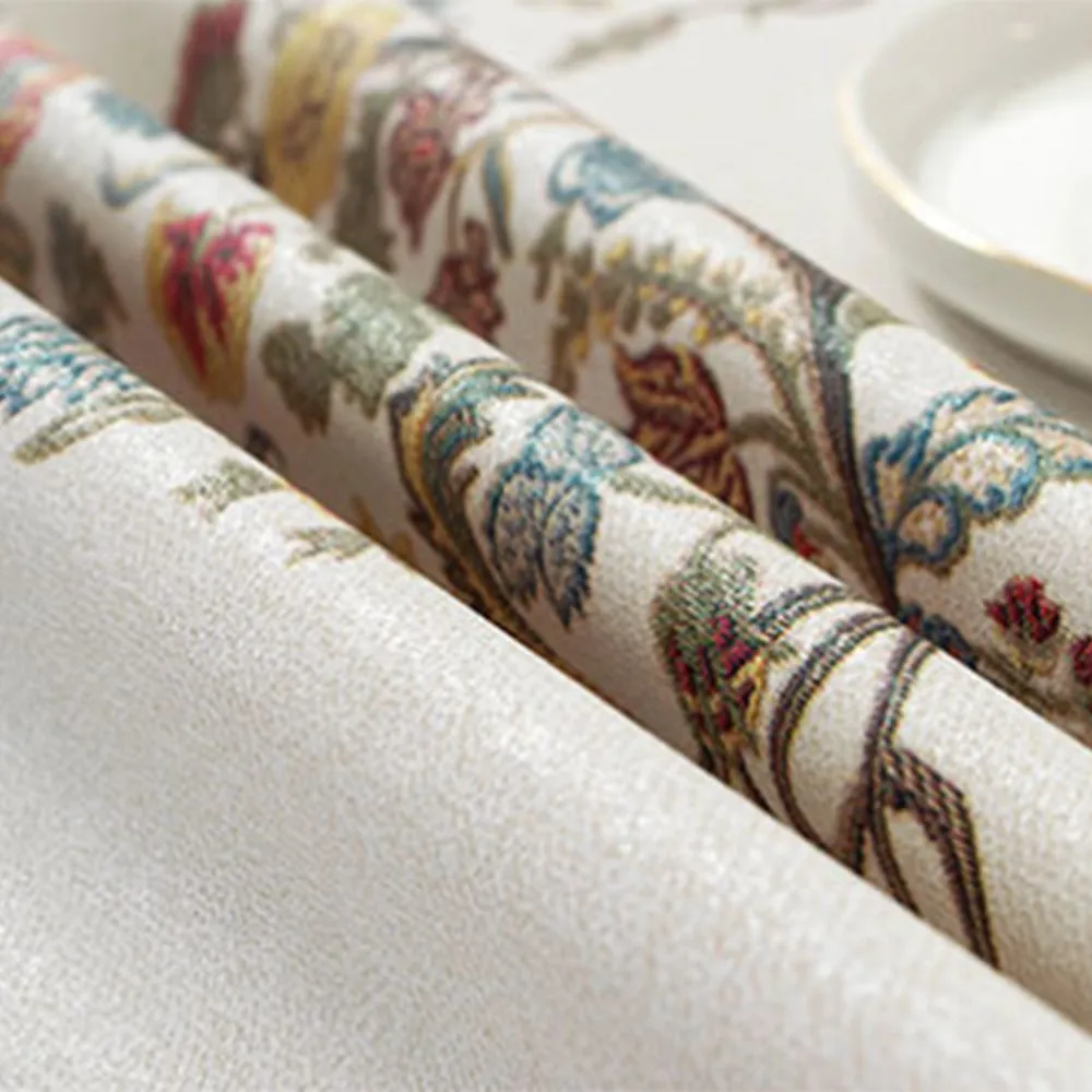 Rectangular PVC tablecloth with non-slip backing on a coffee table, showing geometric pattern
