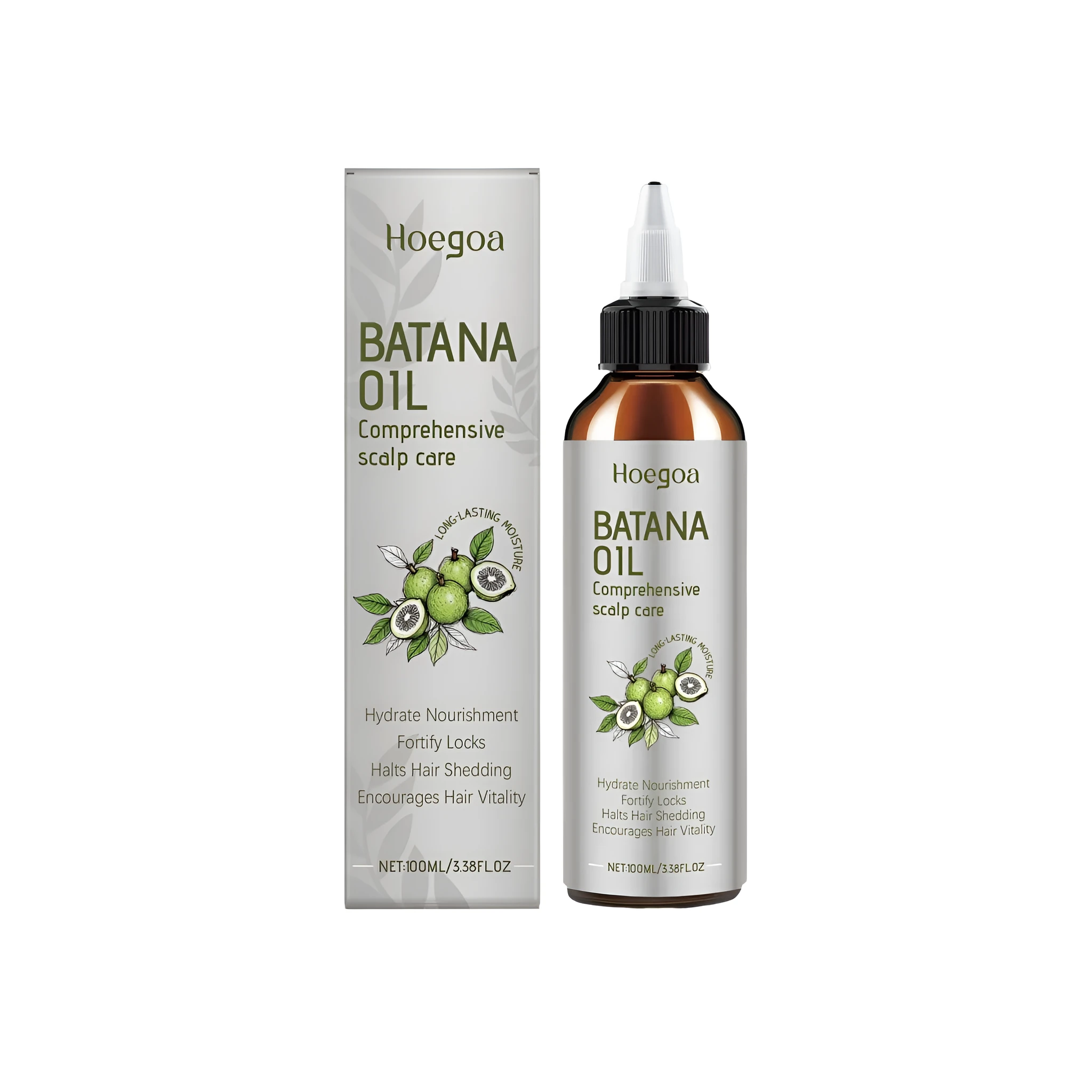 Platthana Hair Care Oil bottle with vitamin E and rosemary extract