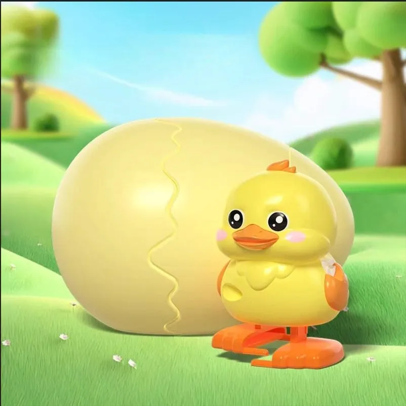 Jumping egg cute beast clockwork toy in plastic for teenagers 7-14 years old