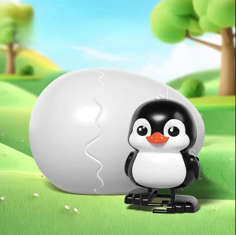 Jumping egg cute beast clockwork toy in plastic for teenagers 7-14 years old
