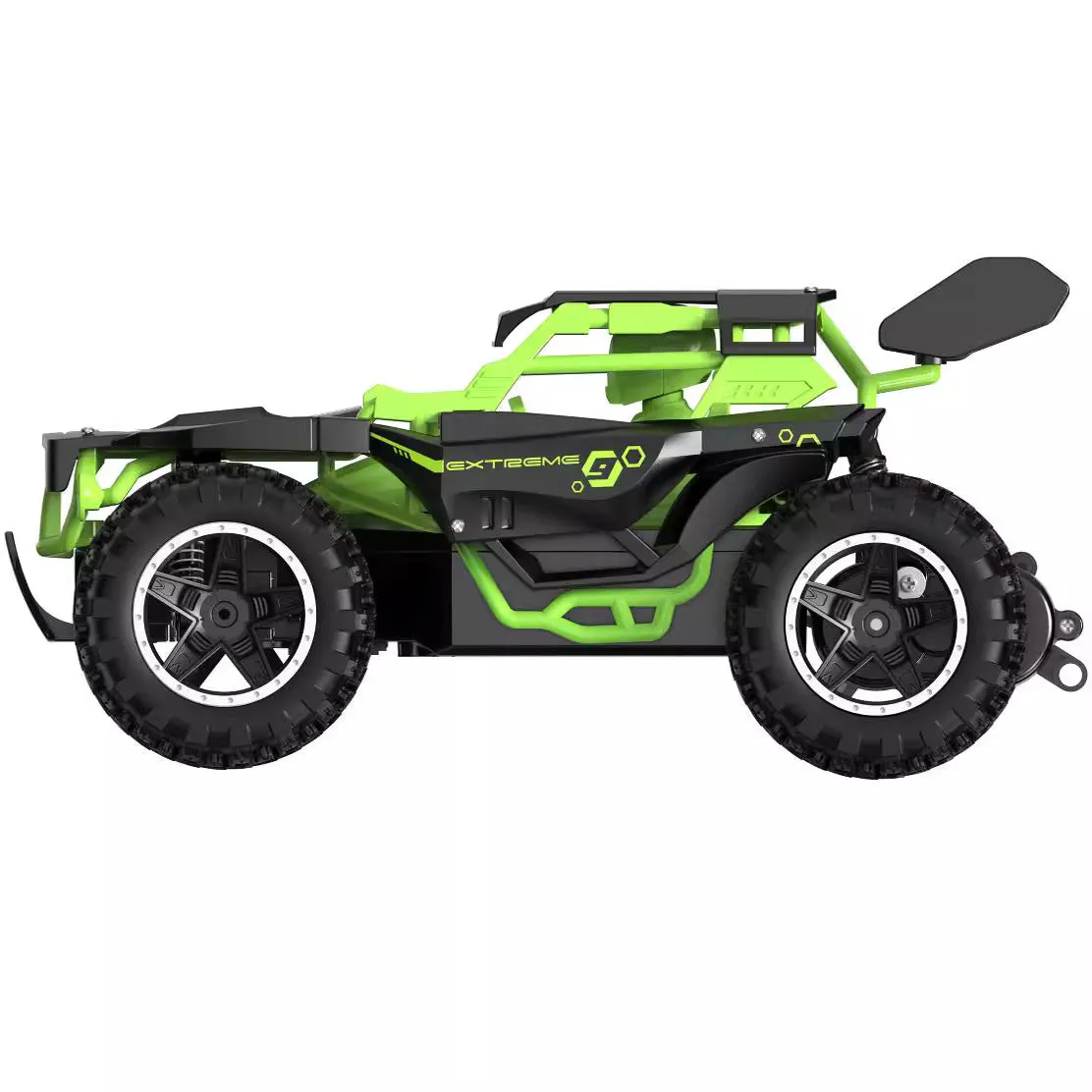 24G high-speed drift remote control off-road stunt car in red with ABS plastic body and dazzling lights