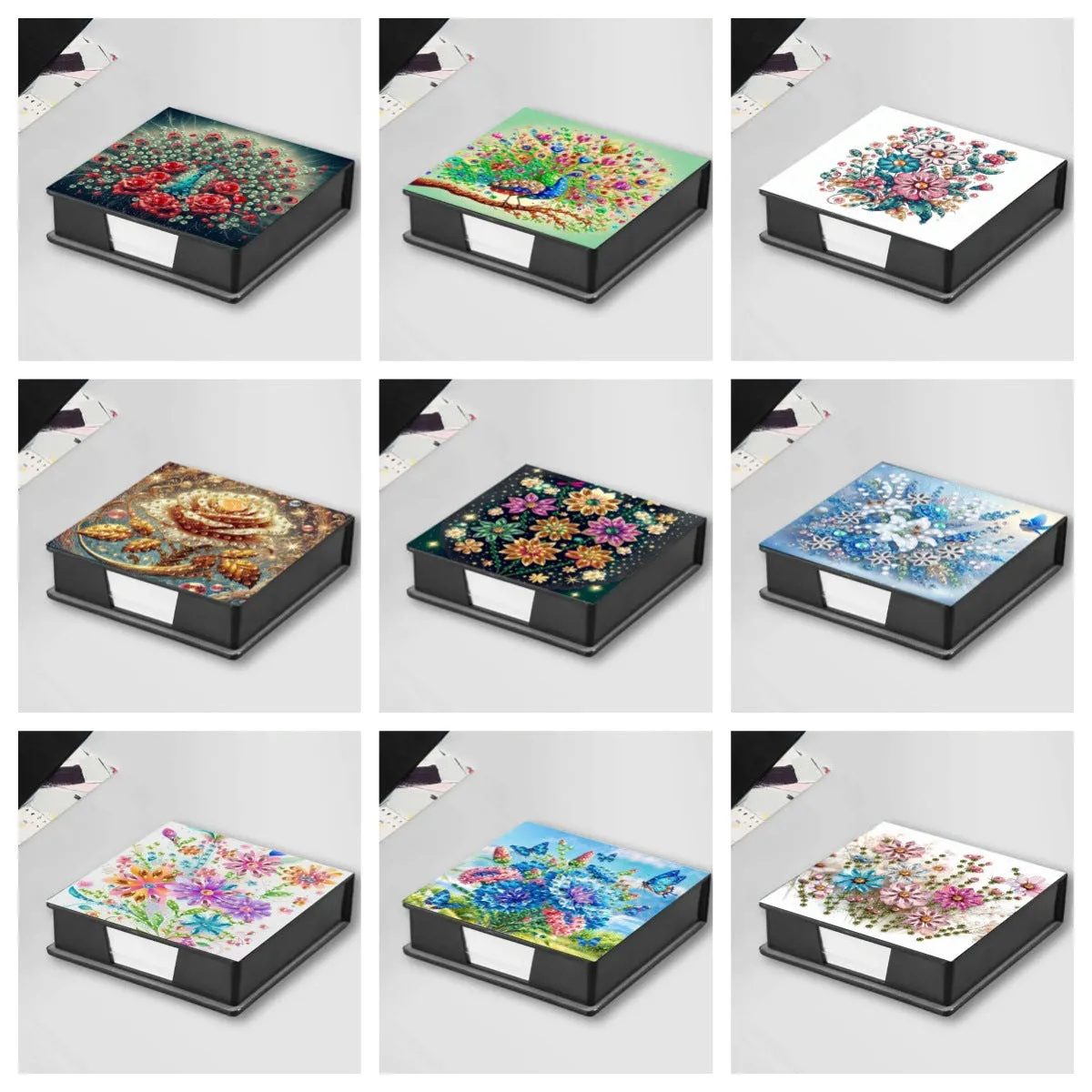 Plastic Diamond Painting Storage Box Frameless Cartoon Style DIY Craft Organiser Handmade Toy Organiser BQH44 BQH50 BQH52 BQH53 BQH54 BQH55 BQH57 BQH62 BQH86 Sizes Available