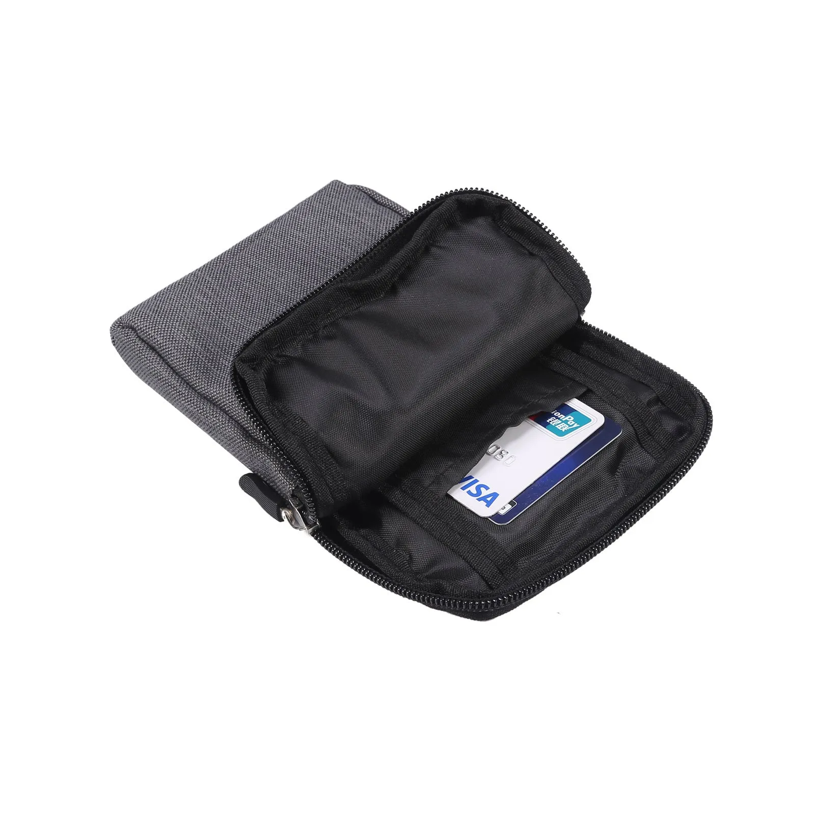 Solid colour waterproof neoprene cross body waist bag shown in available colours: black, rose red, sky blue, dark grey, milky white, orange.