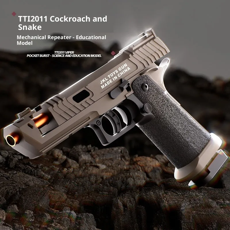 SIG17 Glock replica toy gun in army green with automatic firing and shell ejection
