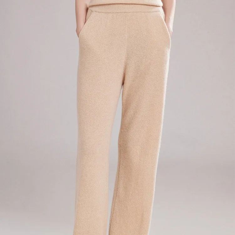 Women's cashmere leggings in five colours with high elasticity and free size fit
