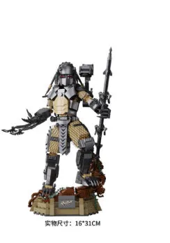 Alien monster iron blood model building blocks toy for teenagers, small plastic particles, one size