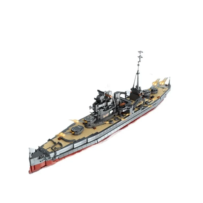 Plastic building blocks battleship military model FC4207 for teenagers